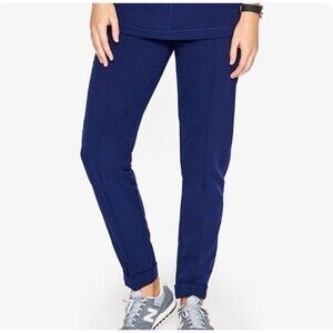 Figs Womens XS Pants Technical Collection Satara Trouser Navy Blue NWT